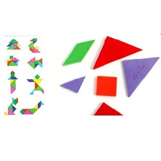 UKŁADANKA TANGRAM (48 szt.)