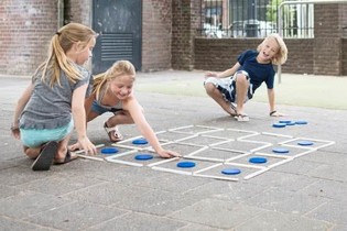 Drewniana Gra Strategiczna BS DOTS - Zabawka Ogrodowa (1 szt.)