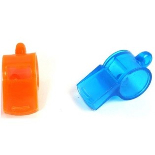 DUŻE GWIZDKI PRZEZROCZYSTE, 5,5 cm (48 szt.)
