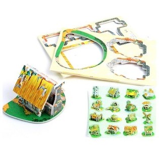 MAŁE PUZZLE 3D - DOMEK (48 szt.)