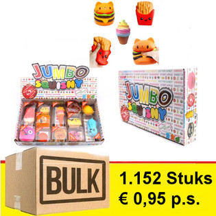 OFERTA MEGA BULK - JUMBO SQUISNY w DISPLAYU (1.152 szt.)
