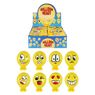 Balonowe Głowy Smiley ze Stojakiem &ndash; Ekspozytor 240 szt.