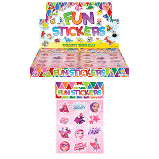 NAKLEJKI FUN STICKERS &ndash; MODEL: SUPER GIRLS (120 szt.)