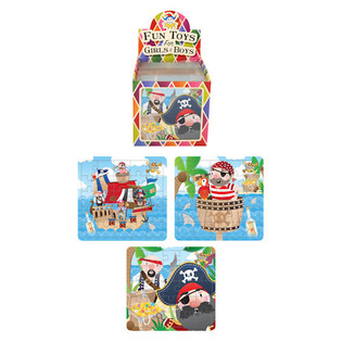 Puzzle Piraci 13 x 12 cm w stoisku (108 szt.)