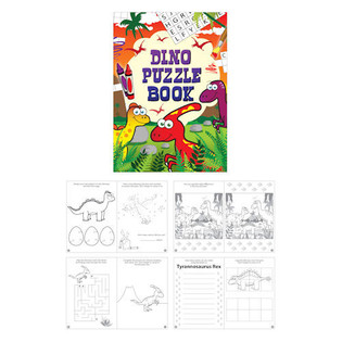 Książeczka z puzzlami Dinozaury (Zestaw 48 szt.) | Hurt