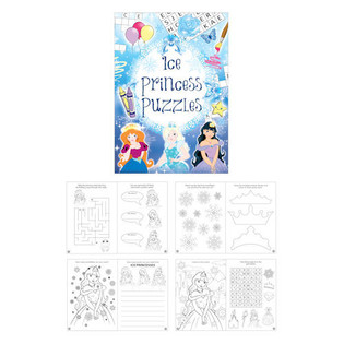 Książeczka z Puzzlami Lodowa Księżniczka (48 szt.)