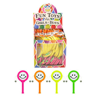 BĘBENEK OBROTOWY SMILEY W DISPLAYU (72 szt.)