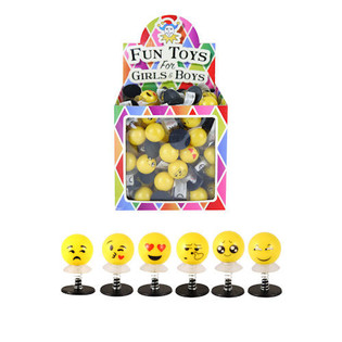 SKACZĄCE BUŹKI SMILEY W DISPLAYU (84 szt.)