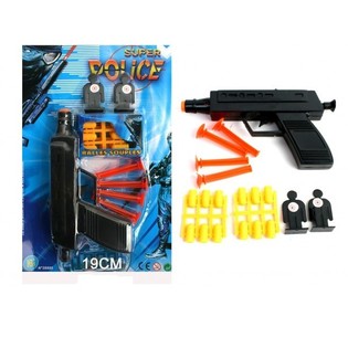 PISTOLET POLICYJNY Z TARZAMI (24 szt.)