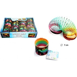 Duże Sprężyny Slinky Zwierzęta Morskie &Oslash;7cm w Displayu (12 szt.)