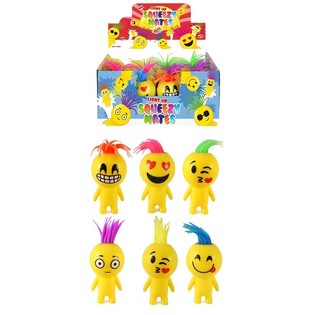Świecące Lalki Squeezy Smiley w Displayu (12 szt.)