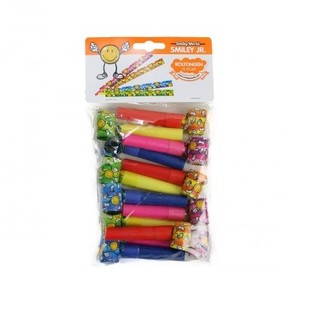 12 SZTUK GWIZDKÓW SMILEY (ZESTAW 12 SZT.)