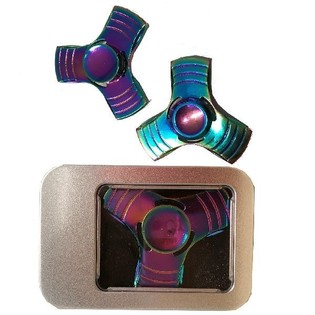 METALOWY FIDGET SPINNER W PUDEŁKU (10 szt.)