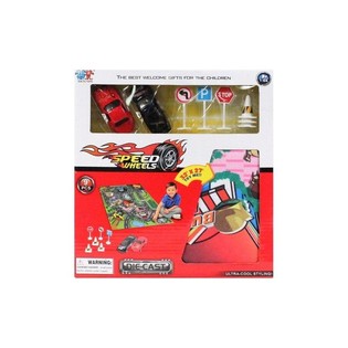 ZESTAW AUTEK DIE CAST Z MATĄ DO ZABAWY (6 szt.)