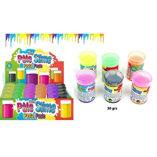 Kolorowy Mini Slime w Beczce (30g) - Display 24 szt.