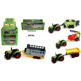 ZESTAW TRAKTOR&Oacute;W DIE CAST W DISPLAYU (12 szt.)