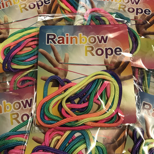 RAINBOW ROPE - Wielokolorowe Tęczowe Sznurki (12 szt.)