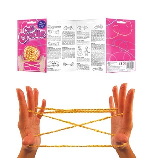 Gra w Sznurek CATS CRADLE Tęczowy - Magiczna Lina (72 szt.)