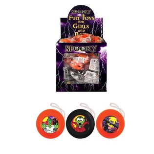 HALLOWEEN - JO-JO DO ROZDAWANIA &Oslash; 3,8 CM W EKSPOZYTORZE (72 szt.)