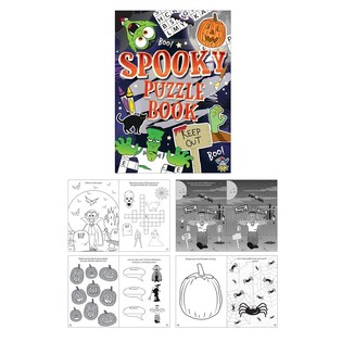 KSIĄŻECZKA Z ŁAMIGŁ&Oacute;WKAMI HALLOWEEN (48 szt.)