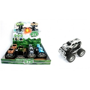 Duże Auta Monster Truck z Napędem Frakcyjnym (12 szt.)
