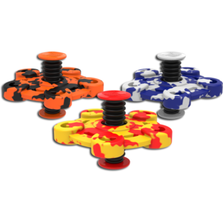 SPRINGING FLIP SPINNER - Z Nadrukiem | MIX KOLOR&Oacute;W (10 szt.)