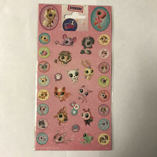 Naklejki Little PetShop, 20 x 10 cm (10 szt.)