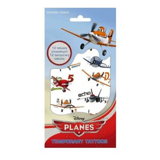 Tatuaż &ndash; Tymczasowe tatuaże Disney Planes, 20 x 10 cm (10 szt.)