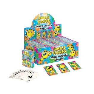 MINI KARTY DO GRY – MODEL: SMILEY W DISPLAYU (24 szt.)