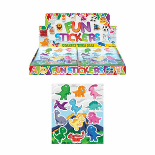 FUN STICKERS – MODEL: DINOZAUR (120 szt.)