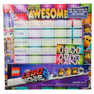 TABLICA NAGR&Oacute;D LEGO Z NAKLEJKAMI LEGO (24 szt.)