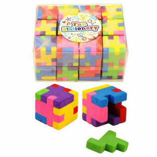 Gumka do Ścierania Kostka Puzzle (24 szt.)
