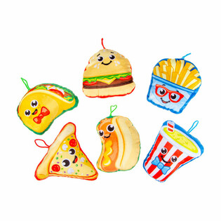 Pluszowe przekąski Fast Food Mix - 14 cm (24 szt.)