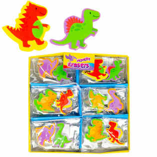 Zestaw 2 Gumek DINO w Displayu (36 szt.)
