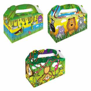 PUDEŁKO MENU – DŻUNGLA – 22,5 x 9,5 x 18 cm (12 szt.)