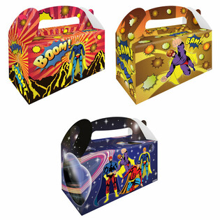 Pudełko Menu – Superbohaterowie – 22,5 x 9,5 x 18 cm (12 szt.)