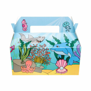 Pudełko Menu Morze / Ocean - 22.5 x 12 x 9.5 cm (24 szt.)