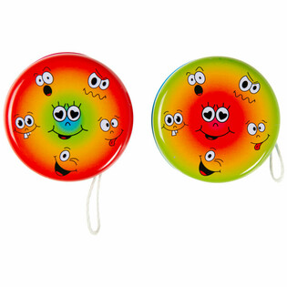 Metalowe Jojo Smiley (24 szt.)
