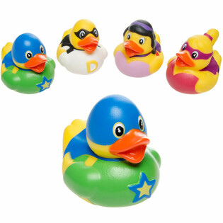 Mix Kaczki do Kąpieli Superbohaterowie - 5x5 cm (4 szt.)