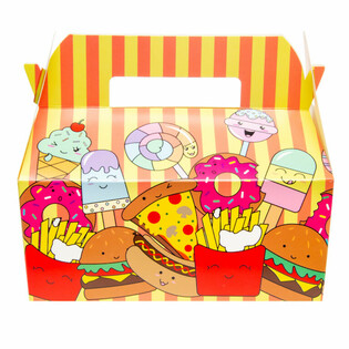 Pudełka na Menu Fastfood - 22,5 x 12 x 9,5 cm (24 sztuki)