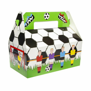 Pudełka na Menu Piłka Nożna - 22.5 x 12 x 9.5 cm (24 szt.)