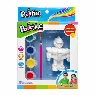 Figurka 3D do Malowania - Lew / Robot / Motyl (6 szt.)