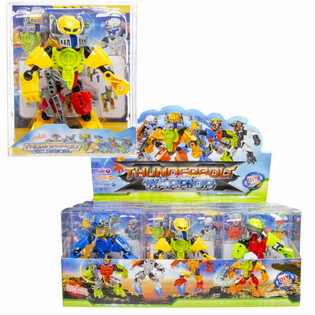 THUNDERBOLT ROBOT WARRIOR FIGURKA AKCJI W DISPLAYU (12 sztuk)