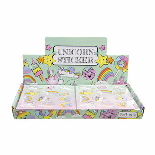 Naklejki Jednorożec Fun Display (120 sztuk)