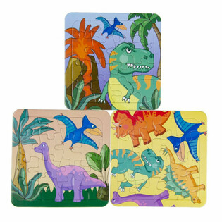 Mix Puzzli Dinozaury - 14x14 cm (50 szt.)