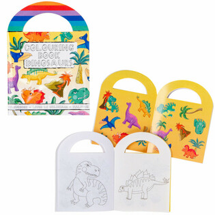 Kolorowanki Dinozaury z Naklejkami (48 sztuk)
