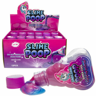 GLUTEK UNICORN / JEDNOROŻEC KUPA SLIME W BUTELCE W DISPLAYU (12 szt.)
