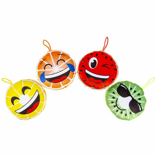 Pluszowe Owoce Smiley - Mix (24 sztuki)