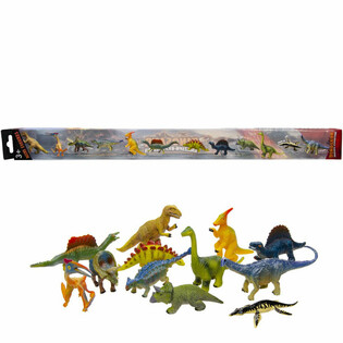 ANIMAL WORLD - MIX FIGUREK DINOZAUR&Oacute;W (12 szt.)
