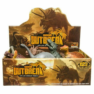 DUŻE DINOZAURY - FIGURKI W WYSTAWIACZU (12 szt.)